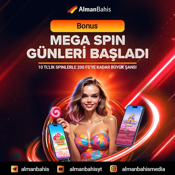 Almanbahis Mega Spin FreeSpin Kampanyası